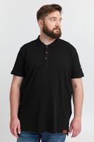 Polo clásico para hombre SOLID SDTrip BT (tallas grandes) con tapeta de 3 botones – Negro (Modelo 21300885-ME-799000)