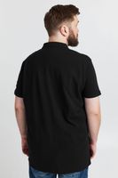 Polo clásico para hombre SOLID SDTrip BT (tallas grandes) con tapeta de 3 botones – Negro (Modelo 21300885-ME-799000)