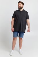Polo clásico para hombre SOLID SDTrip BT (tallas grandes) con tapeta de 3 botones – Gris (Modelo 21300885-ME-798288)