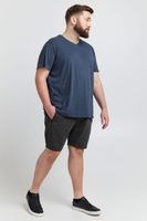 Pantalones cortos deportivos clásicos SOLID SDTaras BT para hombre con cordón ajustable, tallas grandes, 21300891-ME-798288, gris
