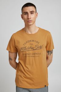 classic BLEND BHAmatus men's T-shirt with crew neck shirt 20714728ME-171040 Yellow