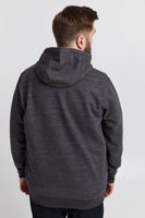 classic BLEND BT Velno men's hooded jacket with zipper sweat jacket Plus sizes 20714928ME-194007 Black