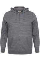 clásica BLEND BT Velno hombre chaqueta con capucha con cremallera chaqueta sudadera 20714928ME-200277 Gris
