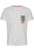 classique BLEND homme T-shirt avec col rond T-shirt homme 20714914-110602 Blanc