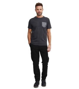 clásico FQ1924 FQHarris hombre pantalón cargo con botón y cremallera pantalón casual 21900476-ME-193911 Negro