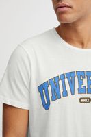 klassisches 11 PROJECT PRSit Herren T-Shirt mit Rundhals Shirt 20715957ME-110602 Weiß