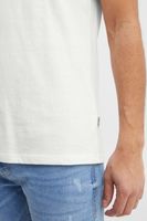 klassisches 11 PROJECT PRSit Herren T-Shirt mit Rundhals Shirt 20715957ME-110602 Weiß
