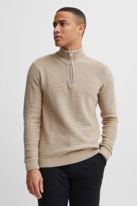 classique 11 PROJECT PRTillmann Fine homme pull troyer avec col montant pull-over 21301005-ME-1513041 Beige