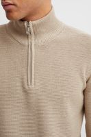 classique 11 PROJECT PRTillmann Fine homme pull troyer avec col montant pull-over 21301005-ME-1513041 Beige