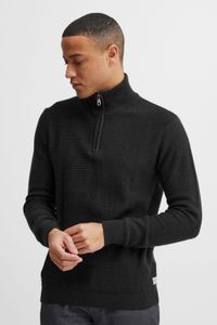 classique 11 PROJECT PRTillmann Fine homme pull troyer avec col montant pull-over 21301005-ME-194008 Noir