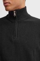 classique 11 PROJECT PRTillmann Fine homme pull troyer avec col montant pull-over 21301005-ME-194008 Noir