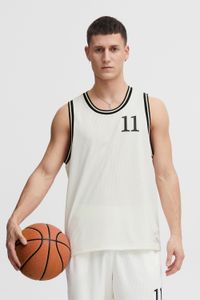 classico 11 PROJECT PRZayden uomo canotta con girocollo maglia senza maniche 21301016-ME-110103 Bianco