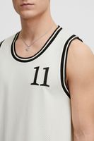 klassisches 11 PROJECT PRZayden Herren Tanktop mit Rundhals Top 21301016-ME-110103 Weiß