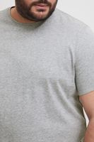 klassisches BLEND BHGila BT Herren T-Shirt mit Rundhals Shirt Große Größen 20716315ME-110601 Weiß