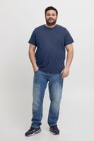 klassisches BLEND BHGila BT Herren T-Shirt mit Rundhals Shirt Große Größen 20716315ME-194024 Blau