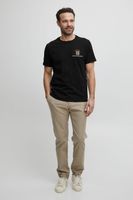 classic FQ1924 FQOlaf men's T-shirt with crew neck shirt 21900540-ME-193911 Black