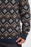 klassischer BLEND Herren Feinstrickpullover mit Rundhals Strickpullover 20715873-194024 Blau