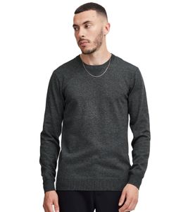 clásico BLEND BHCerstan hombre jersey de punto fino con cuello redondo jersey de punto 20716722ME-200278 Gris