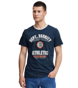 classique BLEND BHOrion homme T-shirt avec col rond T-shirt homme 20716730ME-194024 Bleu
