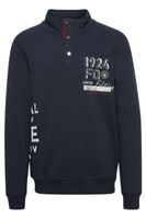 classic FQ1924 FQWilliam men's troyer sweater with stand-up collar pullover 21900589-194011 Blue