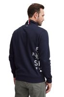 classic FQ1924 FQWilliam men's troyer sweater with stand-up collar pullover 21900589-194011 Blue