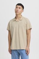 Lot de 2 polos classiques BLEND en coton pour homme, réf. 20718074-204242, beige/marron