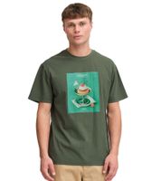 klassisches SOLID SDNong Herren T-Shirt mit Rundhals Shirt 21108418-190415 Grün