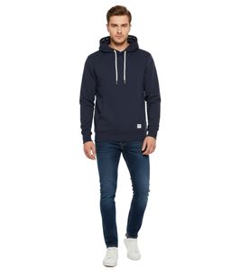 klassischer SOLID SDChap Herren Kapuzenpullover aus Sweat Hoodie Große Größen 21301306ME-194010 Blau