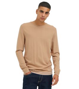 classique BLEND homme pull maille fine avec col rond pull en maille 20717260-161315 Beige