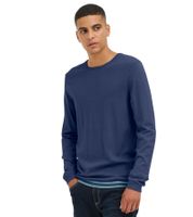 classique BLEND homme pull maille fine avec col rond pull en maille 20717260-194024 Bleu