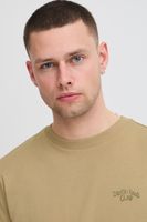 classic BLEND BHJamey men's T-shirt with crew neck shirt 20717774-161315 Beige