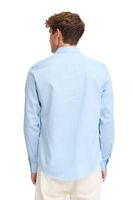 klassisches CASUAL FRIDAY CFGriffin Herren Business-Hemd mit Label-Detail Langarmhemd 20505437-144121 Blau