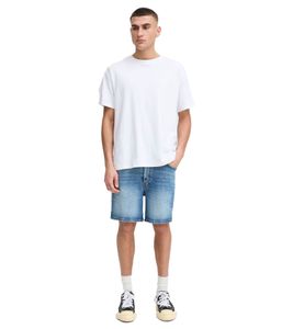 klassische SOLID SDRyan Herren Jeansshorts mit Nieten Denimshorts 21108646-700028 Blau