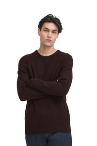 klassischer CASUAL FRIDAY CFHeine Herren Grobstrickpullover mit Label-Detail Strickpullover 20505605-193911 Braun