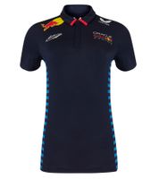 Polo da donna Oracle Red Bull Max Verstappen Racing 2024 Formula 1 F1 Team con loghi degli sponsor - Codice articolo: 701231017 001 Blu navy