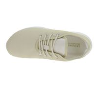 GROUNDIES Balance 2.0 Scarpe da donna leggere a piedi nudi, sneakers basse in mesh con suola TrueSense, allacciatura, GND-130259-03, Beige