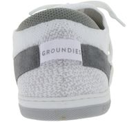 flexible GROUNDIES Barfußschuhe Osaka Damen Low-Top Low-Top Sneaker mit TrueSense Sohle Schnür-Schuhe GND-180262-02 Weiß