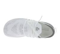 flexible GROUNDIES Barfußschuhe Osaka Damen Low-Top Low-Top Sneaker mit TrueSense Sohle Schnür-Schuhe GND-180262-02 Weiß