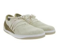 flexible GROUNDIES Barfußschuhe Osaka Damen Low-Top Sneaker mit TrueSense Sohle Schnür-Schuhe GND-180262-03 Beige