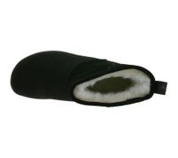 gefütterte GROUNDIES Barfußschuhe Cozy Boot Low Damen Echtleder Stiefelette mit TrueSense Sohle GND-120236-01 Schwarz