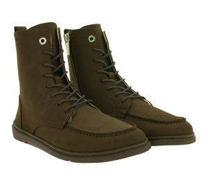 Stivaletti stringati da donna GROUNDIES Adelaide, in vera pelle con suola TrueSense, GND-110280-34, marrone
