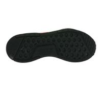 Sporty adidas NMD_V3 sneakers: sustainable running shoes for men and women with BOOST cushioning in orange/black, purple/black/green, or yellow/black
