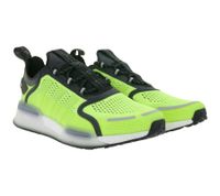 Sporty adidas NMD_V3 sneakers: sustainable running shoes for men and women with BOOST cushioning in orange/black, purple/black/green, or yellow/black