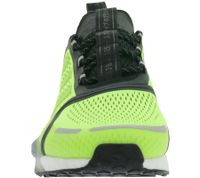 Sporty adidas NMD_V3 sneakers: sustainable running shoes for men and women with BOOST cushioning in orange/black, purple/black/green, or yellow/black