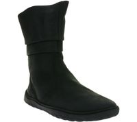 Characterful GROUNDIES Odessa GX2 Women's Barefoot Shoes, Genuine Leather Ankle Boots with TrueSense Sole, GND-110301-01, Black