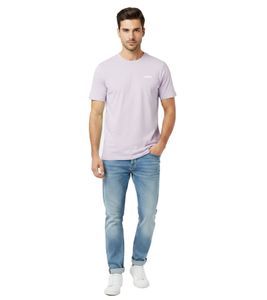 T-shirt girocollo da uomo Formula 1 F1 Pastello estivo, in cotone a maniche corte 701222540 003 Viola