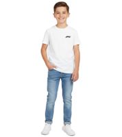 modisches Formula E Racing Division Kinder T-Shirt Kurzarm-Shirt Baumwoll-Shirt mit Karikaturdruck 160 g/m² 701226975 001 Weiß