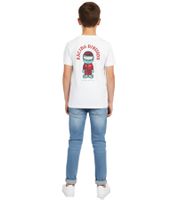 modisches Formula E Racing Division Kinder T-Shirt Kurzarm-Shirt Baumwoll-Shirt mit Karikaturdruck 160 g/m² 701226975 001 Weiß