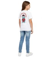 modisches Formula E Racing Division Kinder T-Shirt Kurzarm-Shirt Baumwoll-Shirt mit Karikaturdruck 160 g/m² 701226975 001 Weiß