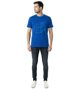 stilsicheres Formula E Herren T-Shirt nachhaltiges Baumwoll-Shirt mit Formula E Logo Sommer-Shirt Motorsport 701223608 002 Blau